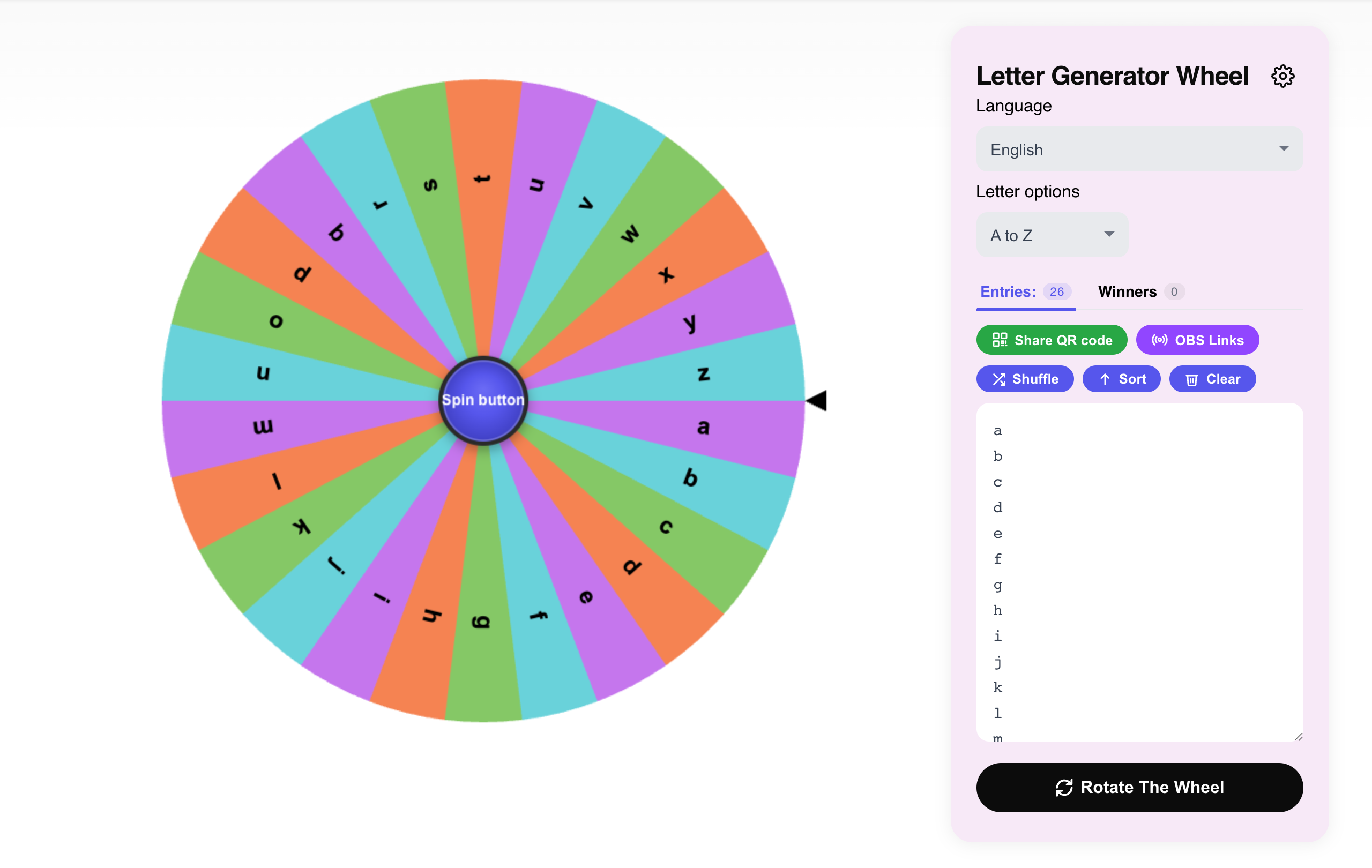 letter generator
